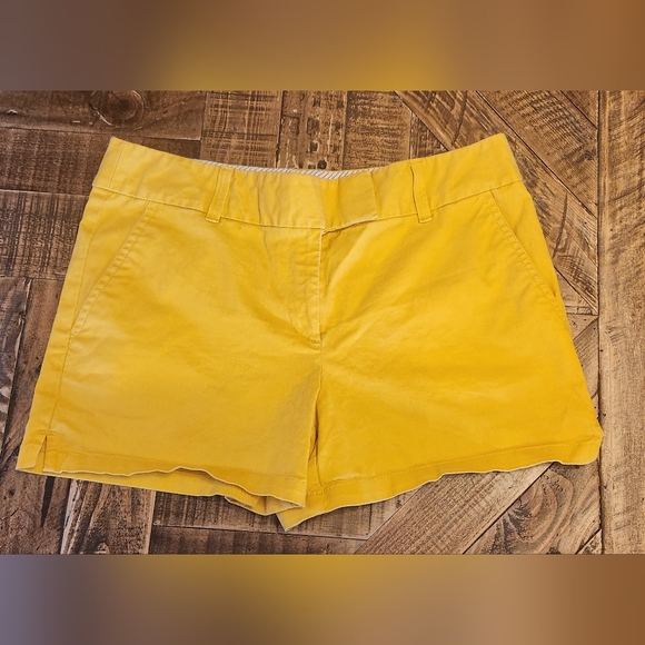 LOFT Pants - Loft The Riviera Shorts Mustard Yellow Size 8